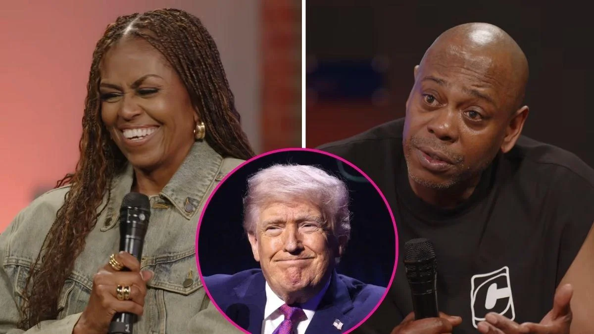 Michelle Obama and Dave Chappelle Share a Laugh Over Donald Trump Amid Marital Tensions Revealed by Barack