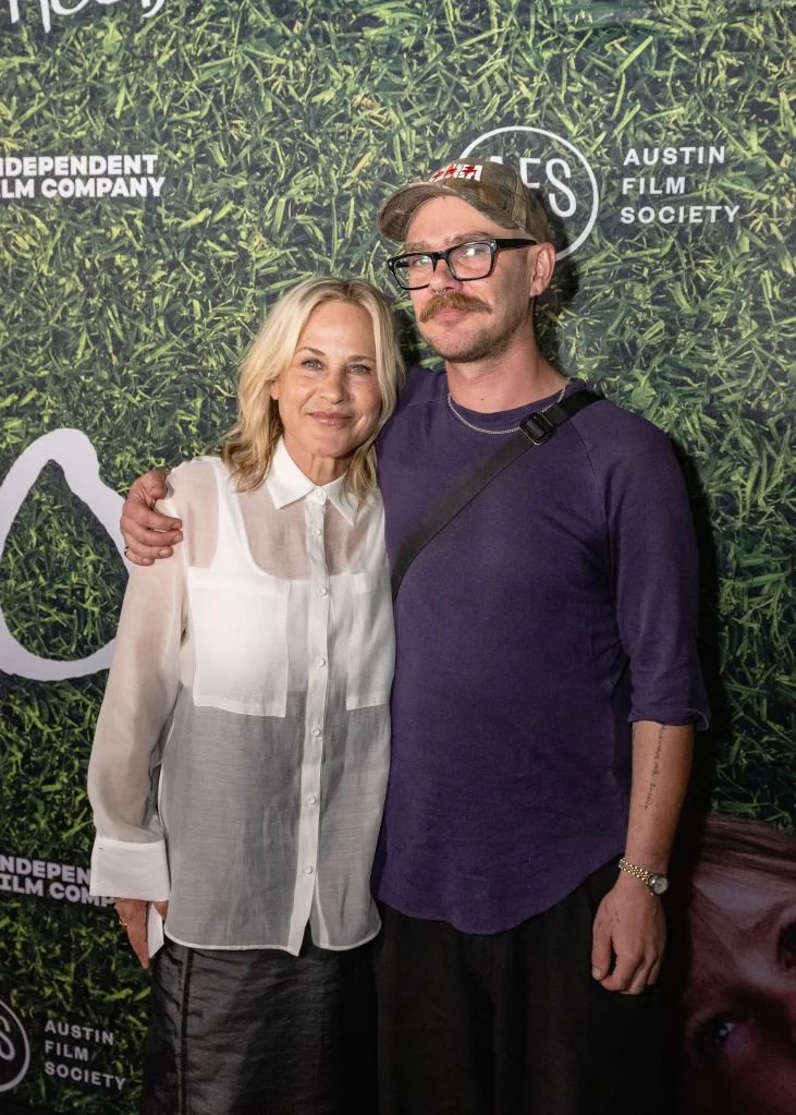 Patricia Arquette and Ellar Coltrane pose on the red carpet at the "Boyhood" 12th Anniversary Screening.