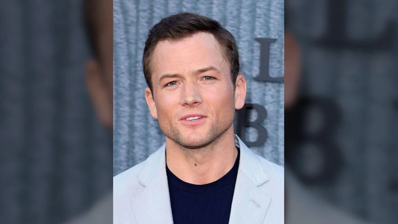 Photo of Taron Egerton said his relationship with his father as a child was 'fairly functional.'