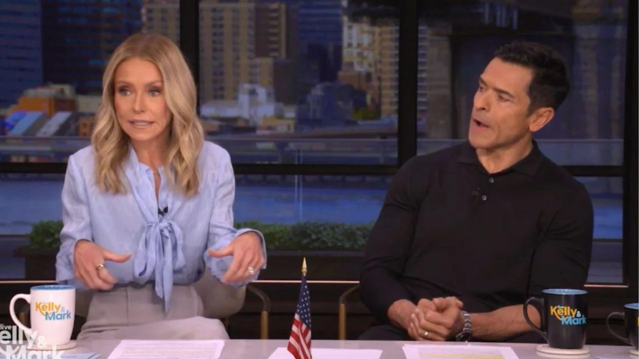 Image of Kelly Ripa felt bad after stealing the basil that Mark Consuelos claimed was 'up for grabs anyway.'