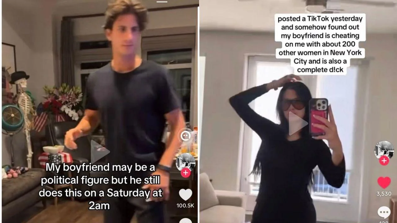 Photo of Ramirez claimed Schlossberg was her boyfriend in a TikTok video.