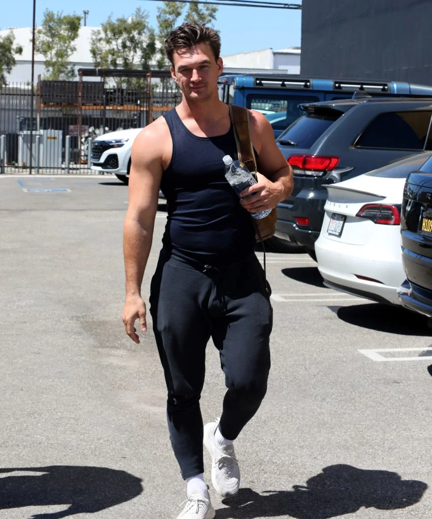 Tyler Cameron seen at a "Dancing with the Stars" rehearsal.