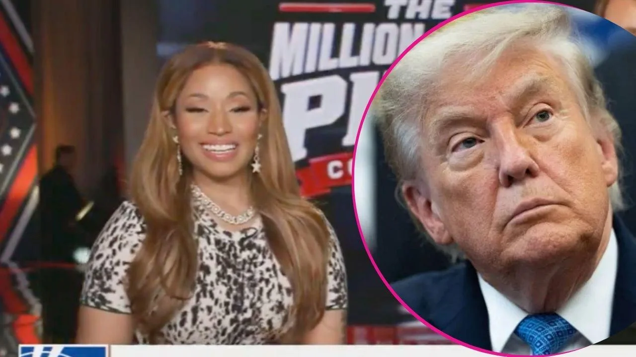 Nicki Minaj Gushes Over Working With 'Fun' Donald Trump: 'He's Very Grounded'