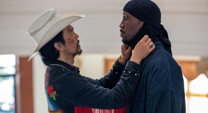John Cho and Mahershala Ali in Your Mother Your Mother Your Mother (2026)