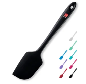 black silicone spatula.