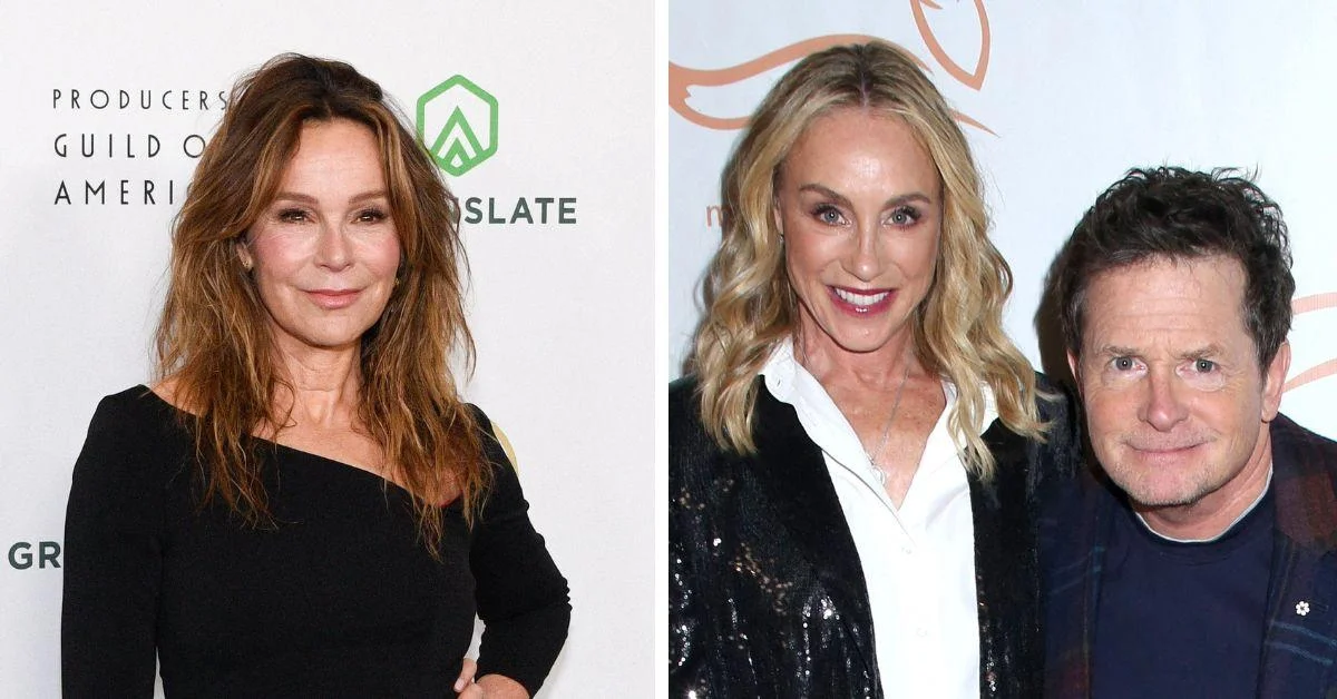 Jennifer Grey Shares Topless Photo With Michael J. Fox’s Wife for Her 66th Birthday
